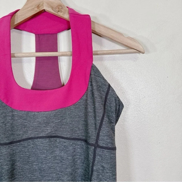 Lululemon Womens Size 8 Grey Scoop Neck Tank Top - Picture 4 of 10